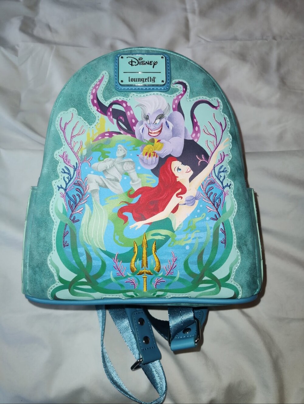 Loungefly Teal Ariel & Ursula Backpack